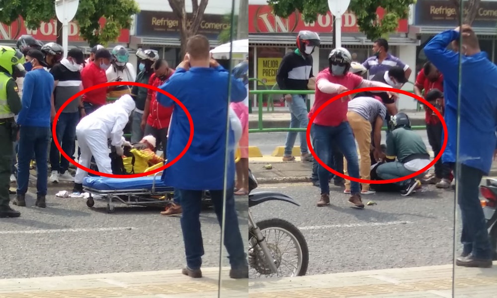 Un herido dejó accidente de tránsito en Montería
