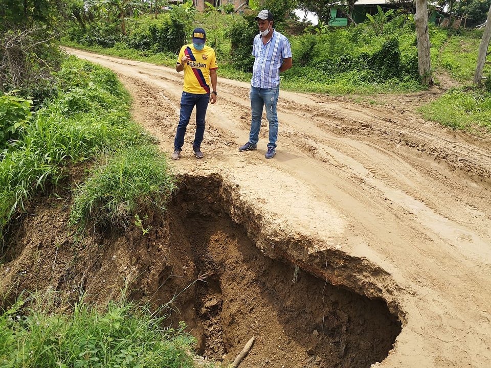 Alcalde de San Bernardo del Viento visita zona rural del municipio para atender las necesidades de sus comunidades