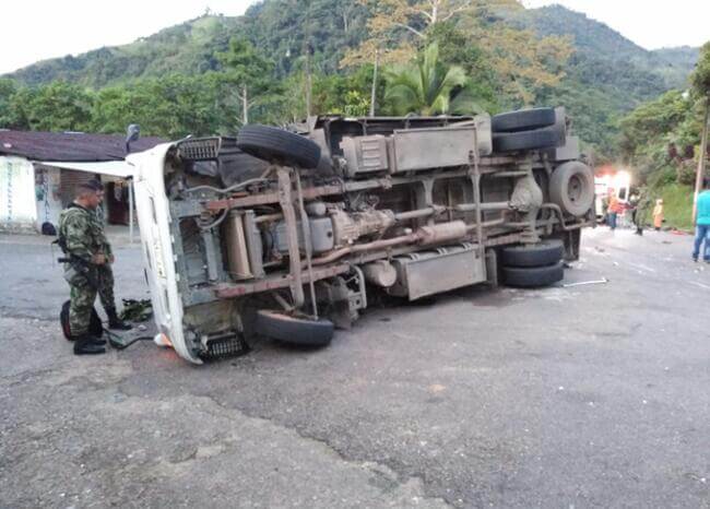 Tres militares murieron en un trágico accidente de transito