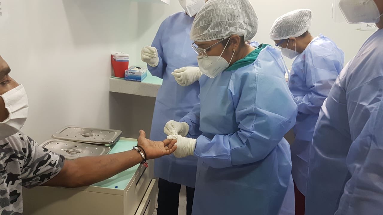 Realizan primera prueba piloto de búsqueda activa de pacientes con Covid-19 en la cárcel Las Mercedes de Montería