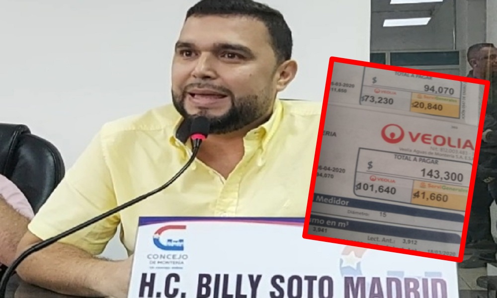 Invito a Servigenerales y Veolia que verifiquen y corrijan la doble facturación: Concejal Billy Soto