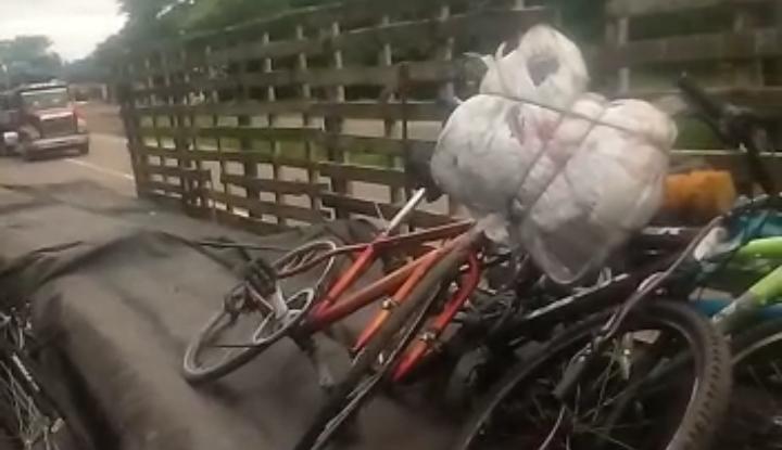 A Sincelejo y Montería llegaron ciudadanos que venían rodando desde Bogotá en bicicleta