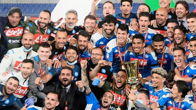 Napoli, de David Ospina, campeón de la Copa de Italia