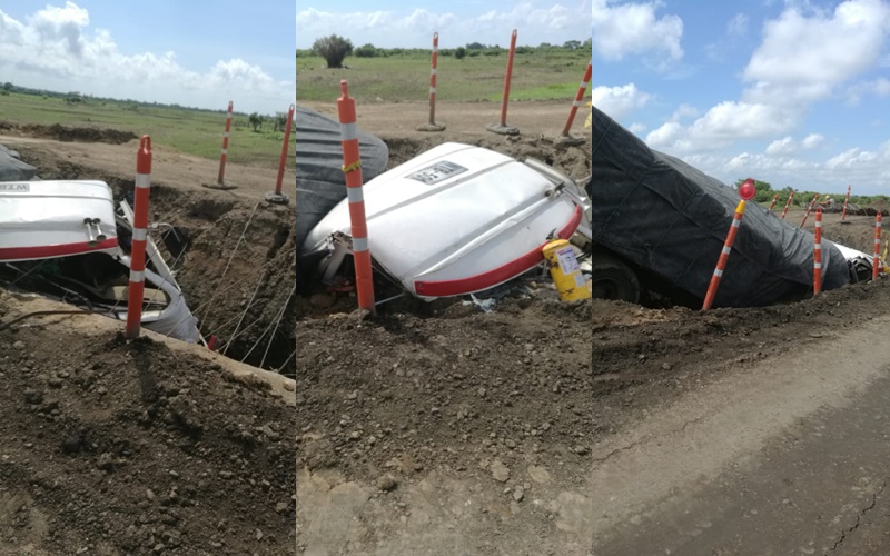 Aparatoso accidente de tránsito en la vía Lorica – Cereté