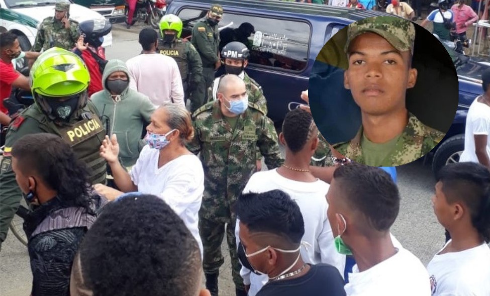 En plena pandemia le dieron multitudinario adiós al soldado monteriano asesinado en Arauca