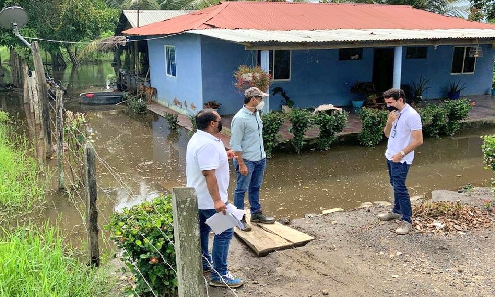 Alcaldía de Montería atendió la emergencia causada por las fuertes lluvias en el corregimiento Las Palomas