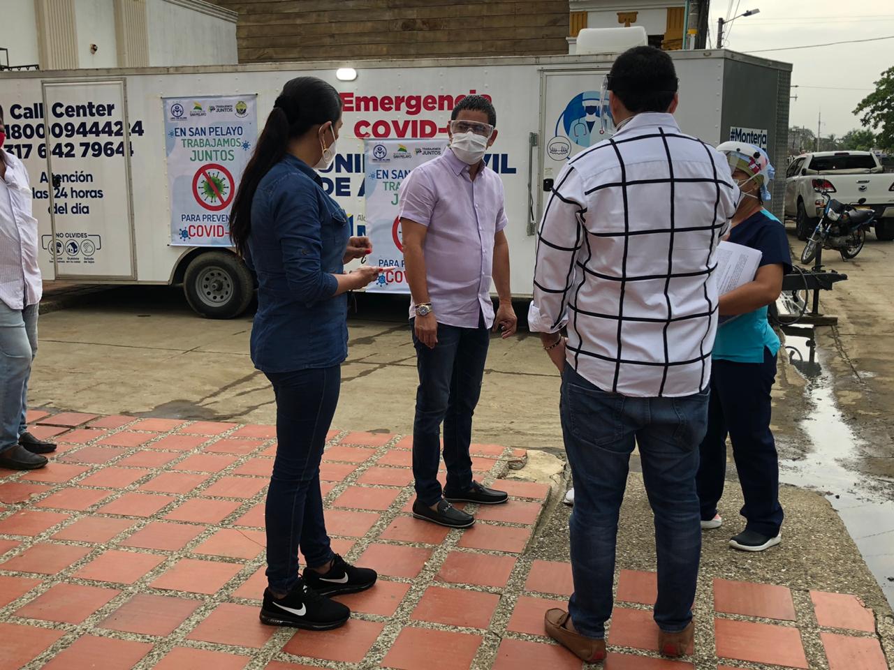Alcaldía de San Pelayo dio apertura a las jornadas de tamizajes para identificar casos de Covid-19 en el municipio