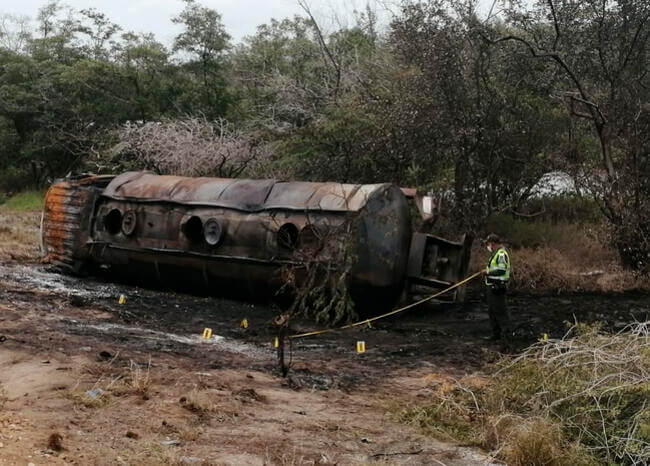 Ya son 10 las víctimas mortales por la explosión del camión cisterna en Tasajera, Magdalena
