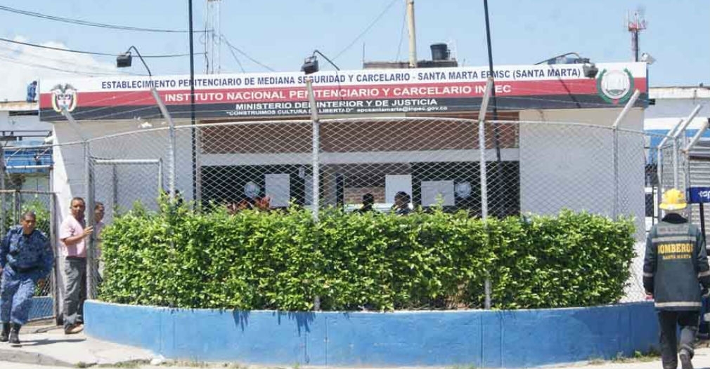 Reportan 86 contagios de Covid-19 en la cárcel de Santa Marta