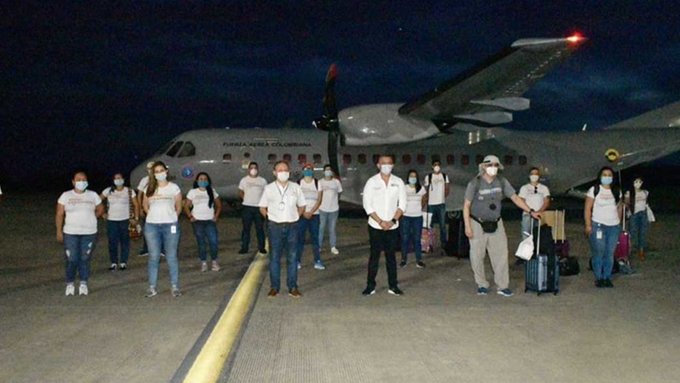 Los 19 profesionales de Misión Colombia que reforzarán atención en UCI del Hospital San Jerónimo ya están en Montería