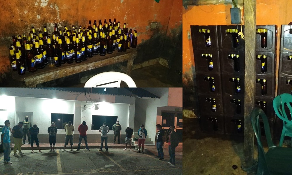 Mandan cáscara, capturan a 24 personas que estaban en una fiesta clandestina en el sur de Montería