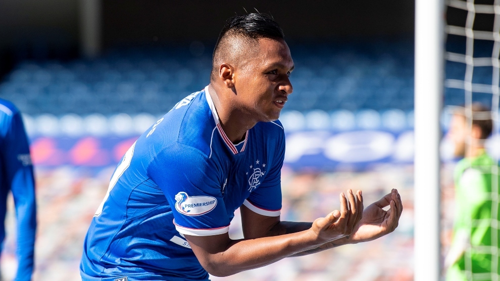 On Fire: Alfredo Morelos marcó doblete en la victoria del Rangers