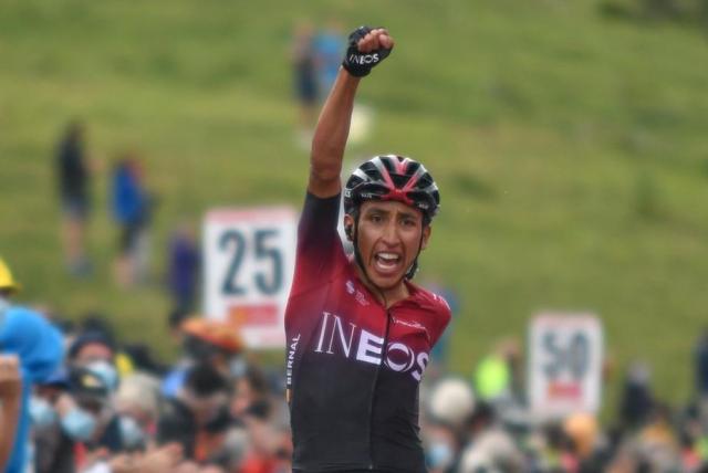 El colombiano Egan Bernal ganó la etapa y es líder en la Ruta de Occitania