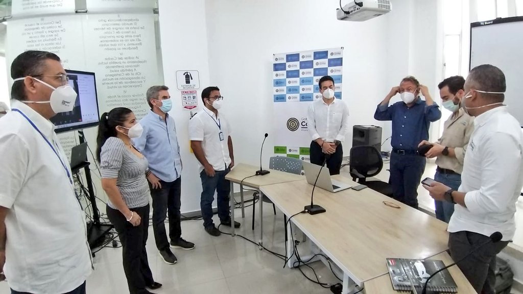 Equipo de MinSalud está en Montería evaluando compromisos de atención en pandemia