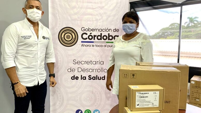 Equipos biomédicos fueron entregados en el Camu de San Antero para hacer frente a la pandemia
