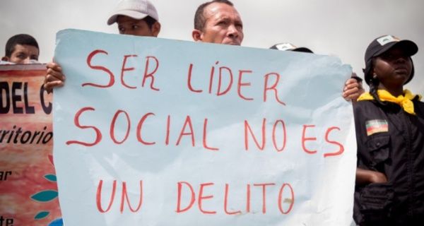 Este 2020 han sido asesinados casi 200 líderes sociales en Colombia