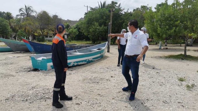 Autoridades inspeccionaron playa piloto que habilitarán en San Antero para su reapertura