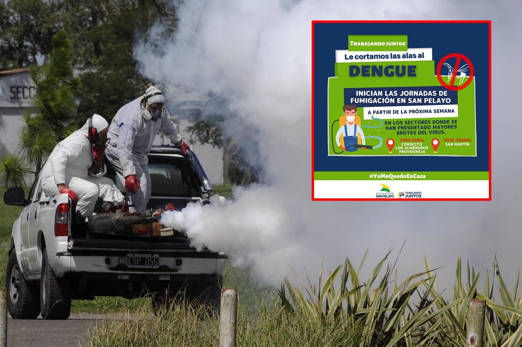 Alcaldía de San Pelayo arrancará este lunes con las jornadas de fumigación contra el dengue