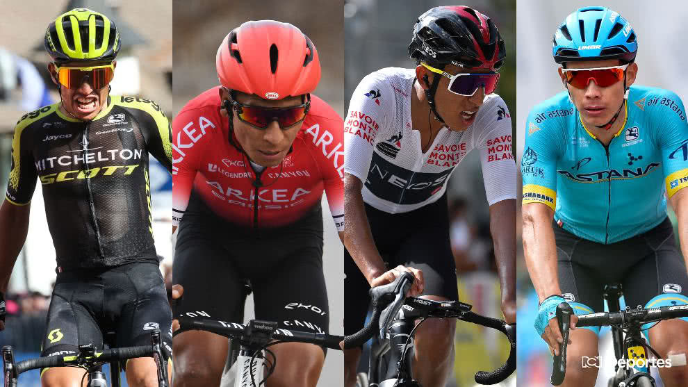 Nueve colombianos correrán el Tour de Francia 2020