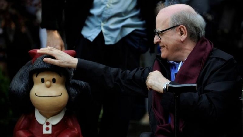 Murió Quino, el creador de Mafalda