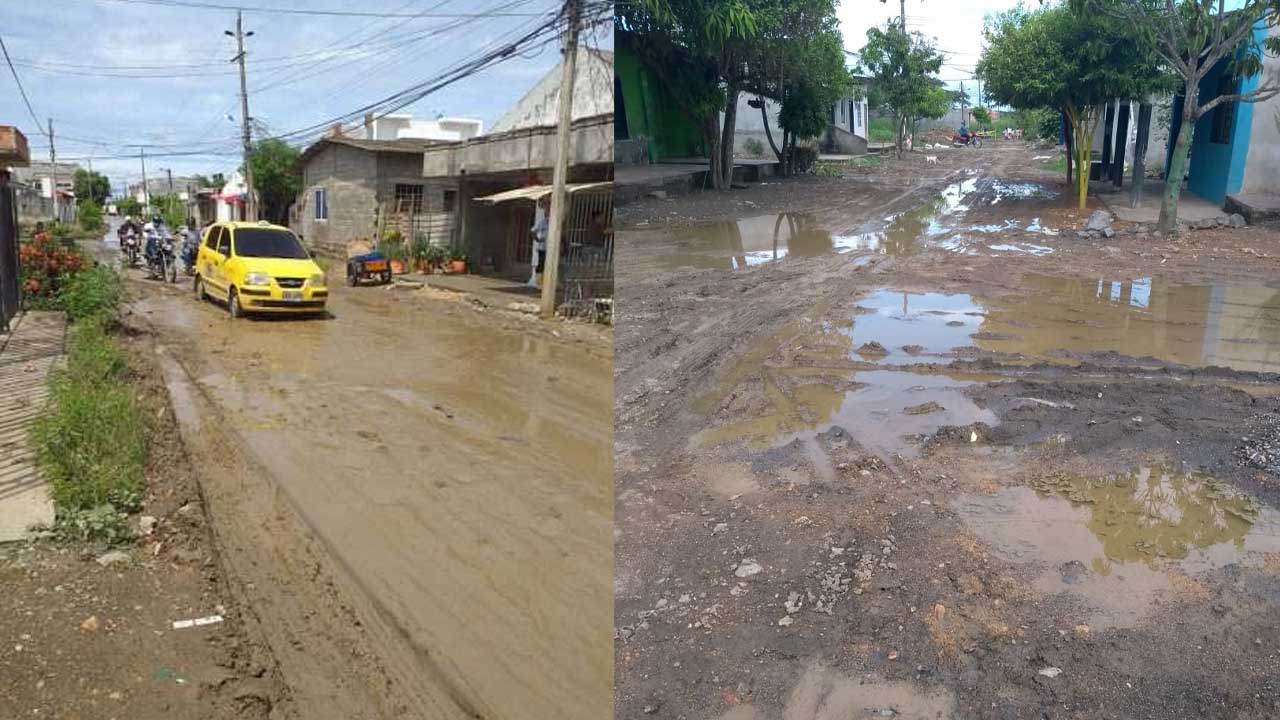 El Gobierno de “La Gente” se comprometió a pavimentar entrada principal al barrio Villa Caribe en Montería