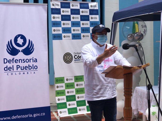 Defensor Nacional del Pueblo ya está en Córdoba e inició recorridos por Puerto Libertador y San José de Uré