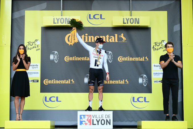 Tour de Francia: Soren Kragh ganó la etapa 14 y cuatro colombianos siguen en el Top-10 de la general