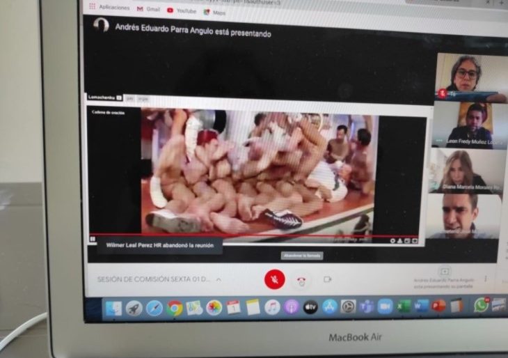 Insólito, sabotean sesión virtual del Congreso con imágenes pornográficas