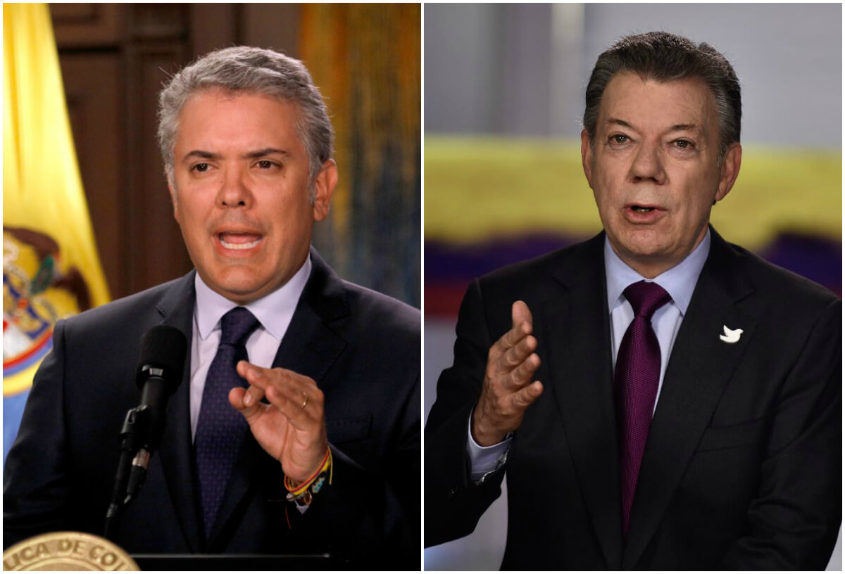 «El que las hace se las imagina»: respuesta de Duque a Santos por acusarlo de apoyar campaña de Trump