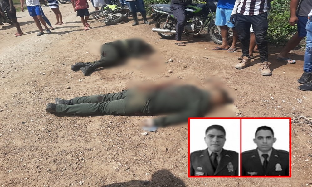 Identifican a los dos policías asesinados en Norosí, Bolívar