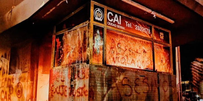 Cuatro capturados por vandalismo en Bogotá serían integrantes de disidencias de Farc