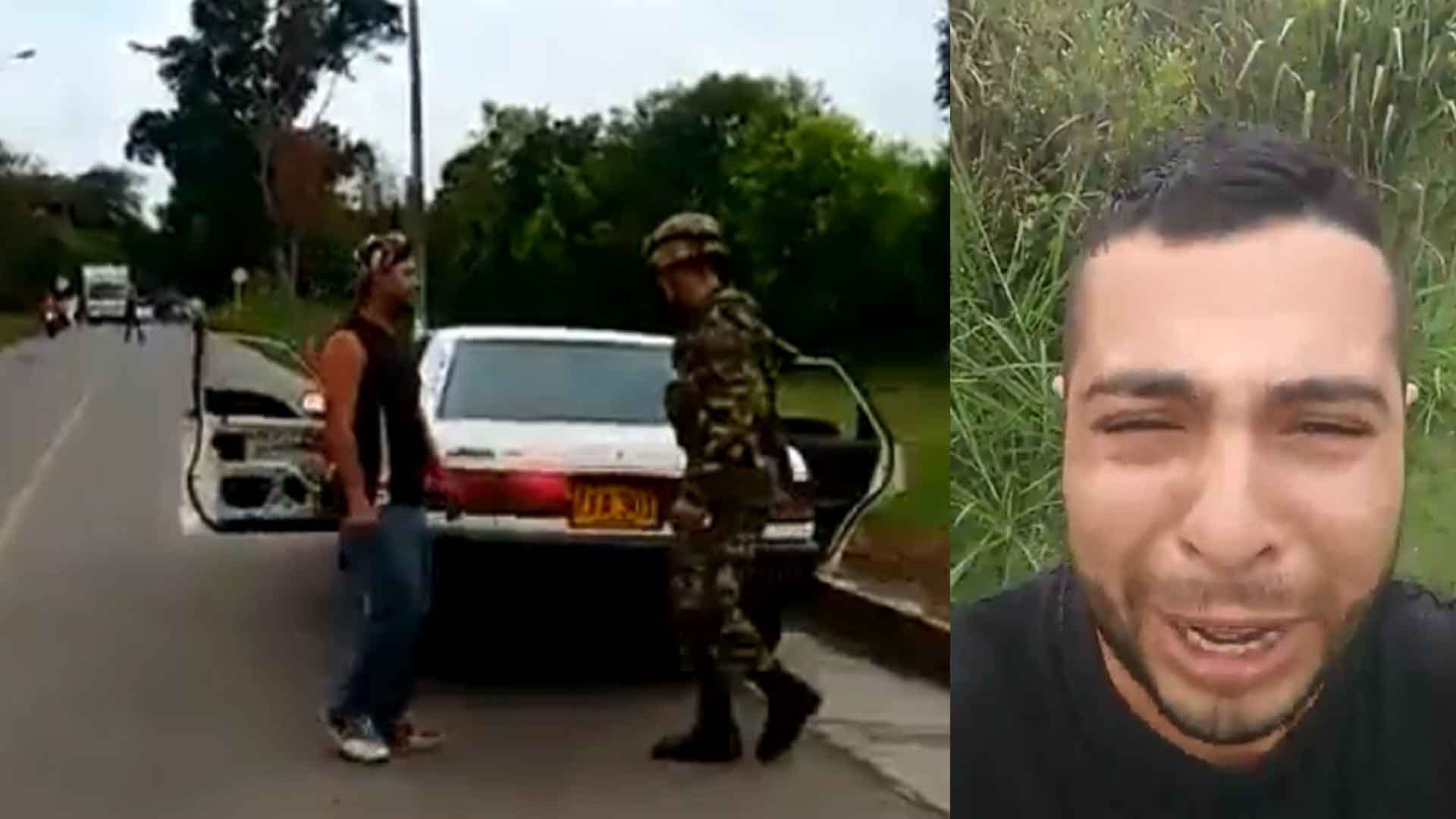 “El soldado parecía que estaba drogado, se iba a pegar un tiro y no hablaba”: esposo de mujer asesinada en Cauca