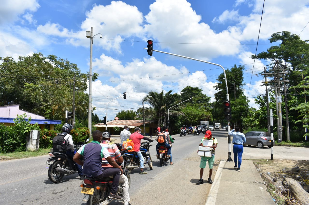 Inician obras en Cereté para modernización de semáforos