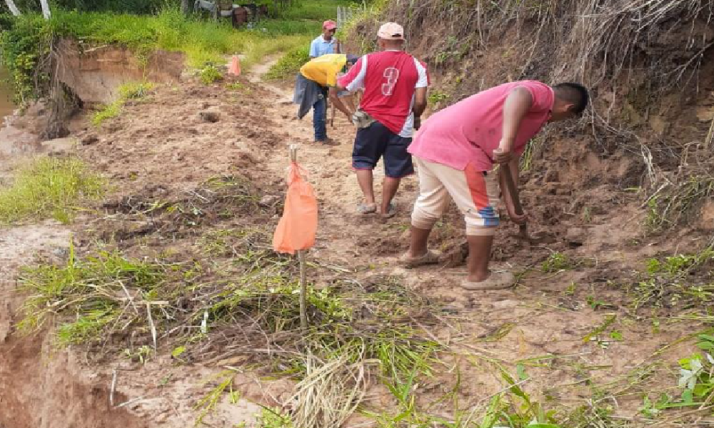 En Ciénaga de Oro, a punto de colapsar está la vía de acceso a la vereda La Lucha