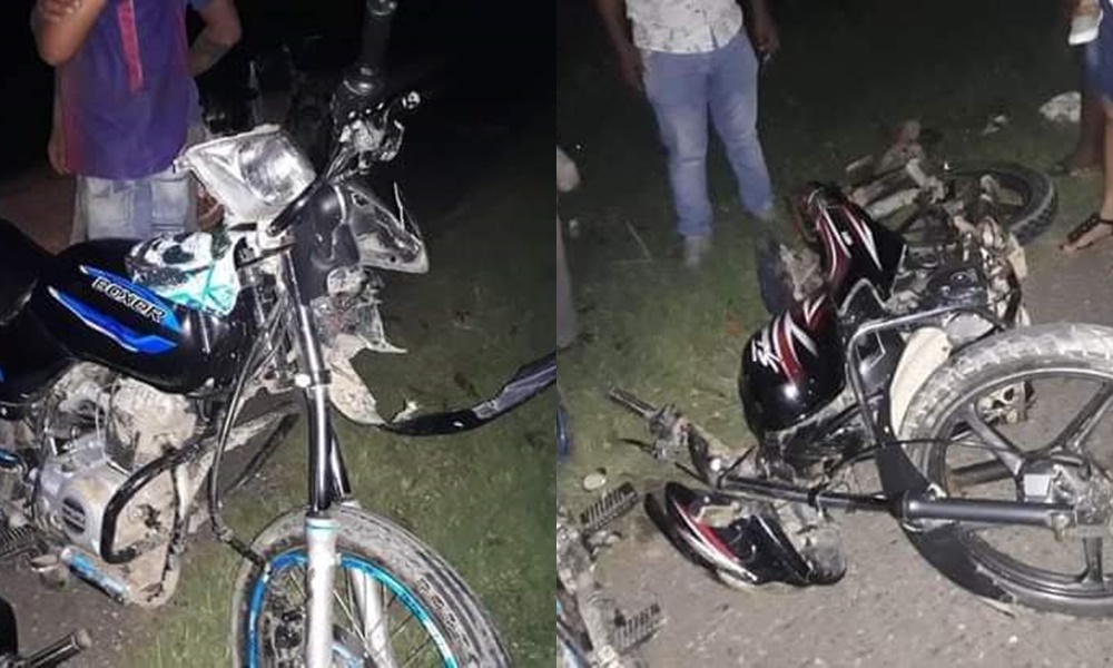 Varios heridos dejó fuerte choque de motocicletas en la vía Lorica – Purísima