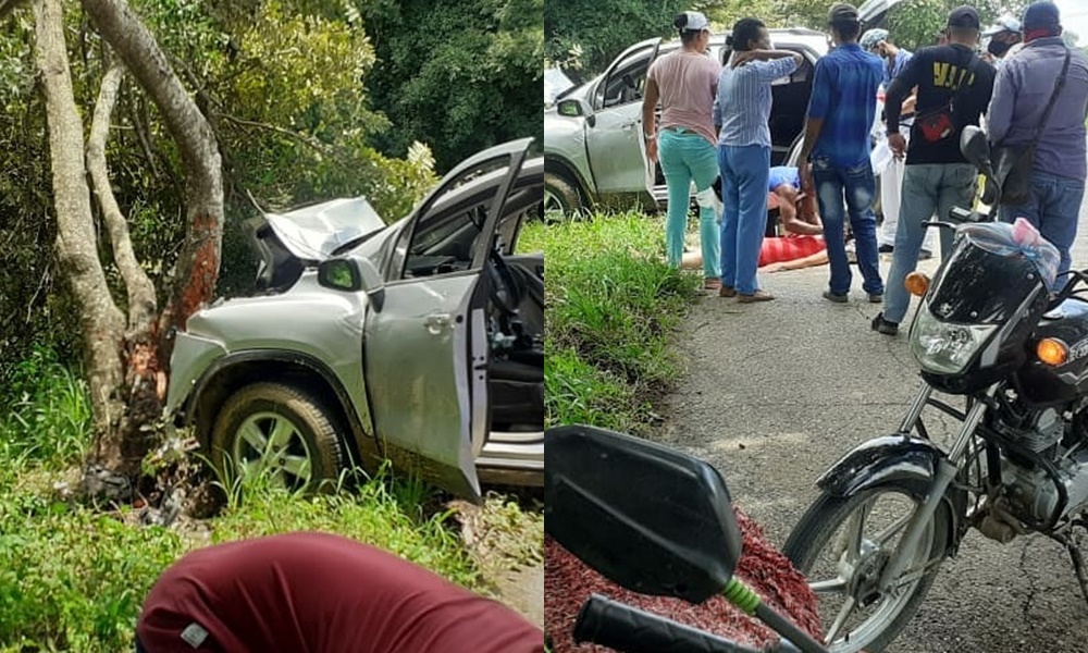 Trampa mortal, pésimo estado de la vía Lorica – San Bernardo del Viento ocasionó accidente