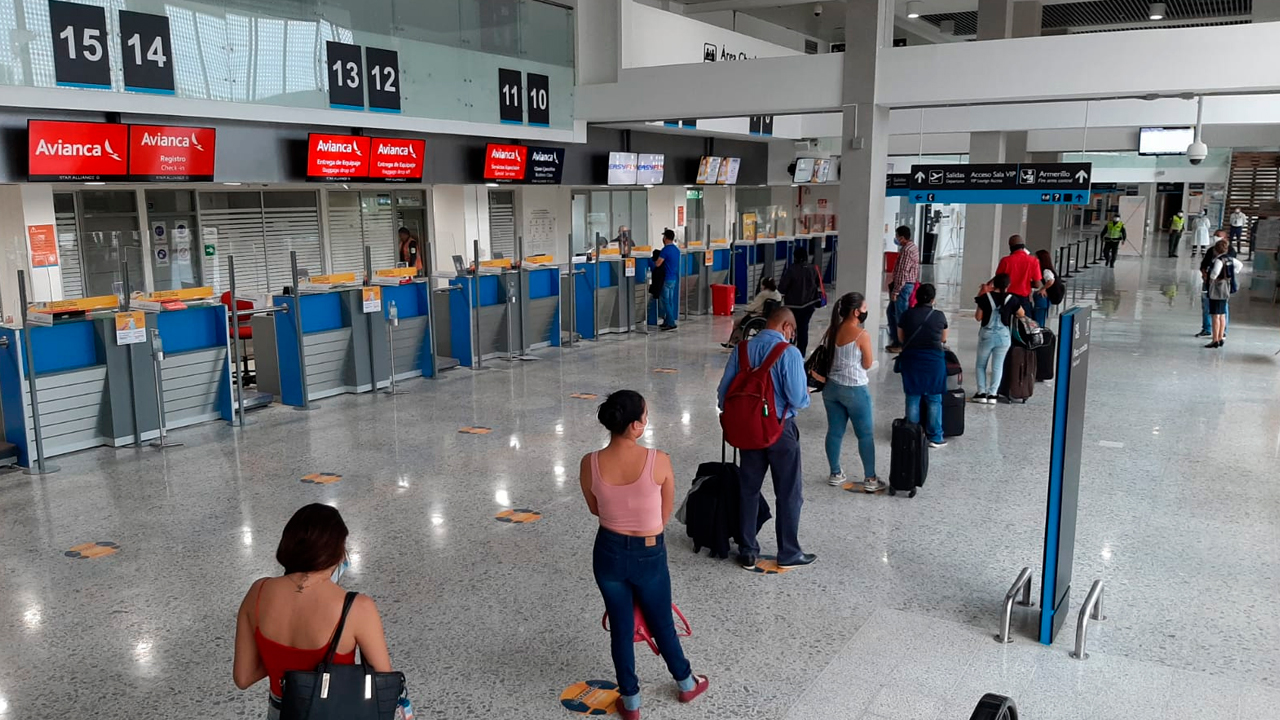 Con más de 300 viajeros se reactivó el Aeropuerto Los Garzones de Montería