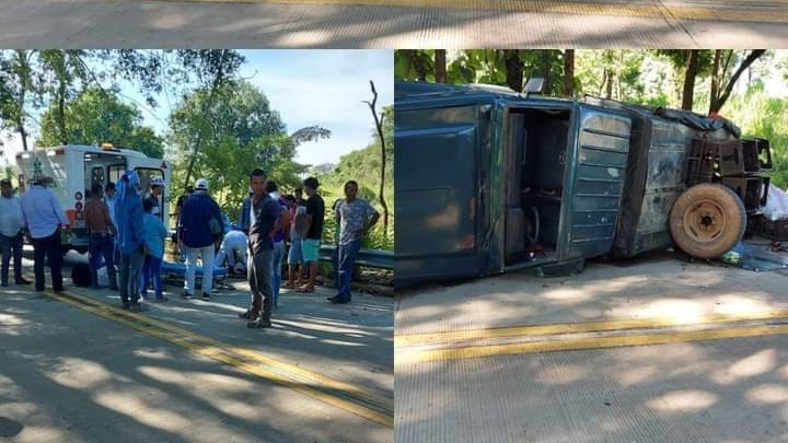 Dos personas resultaron gravemente heridas tras sufrir aparatoso accidente en Puerto Libertador