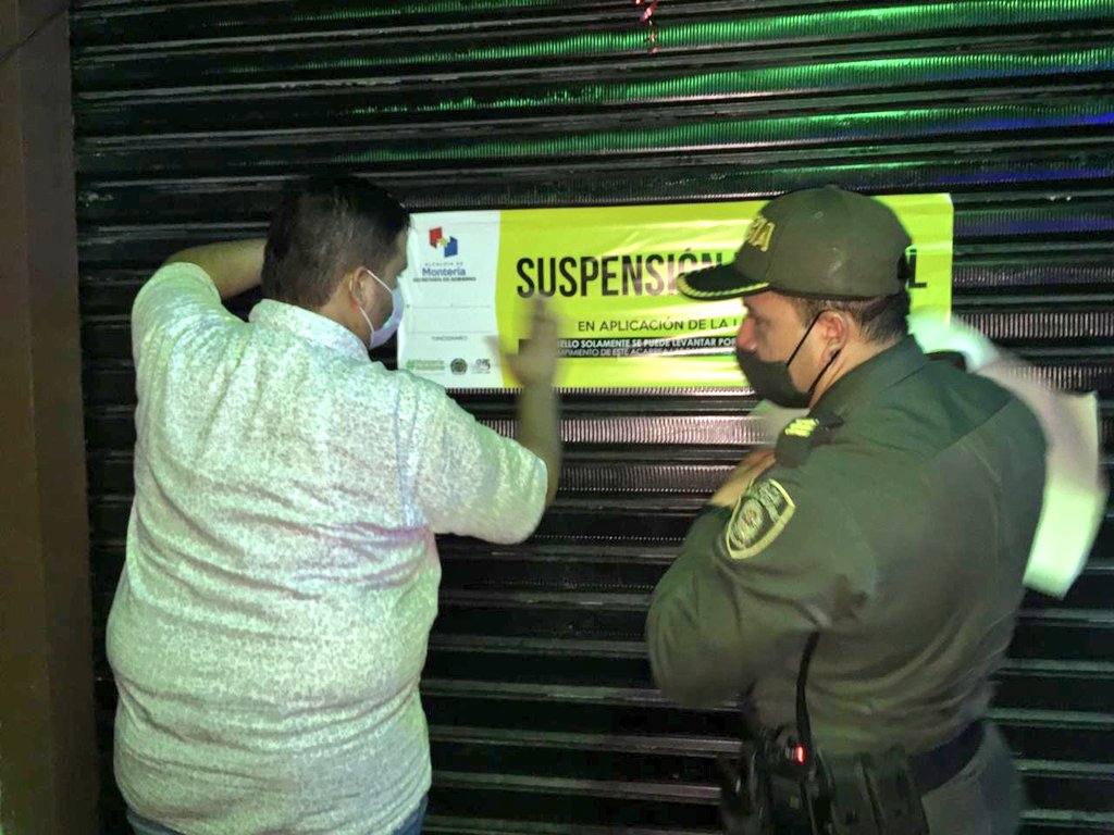 En Montería, este fin de semana fueron sellados siete bares por incumplir los protocolos de bioseguridad