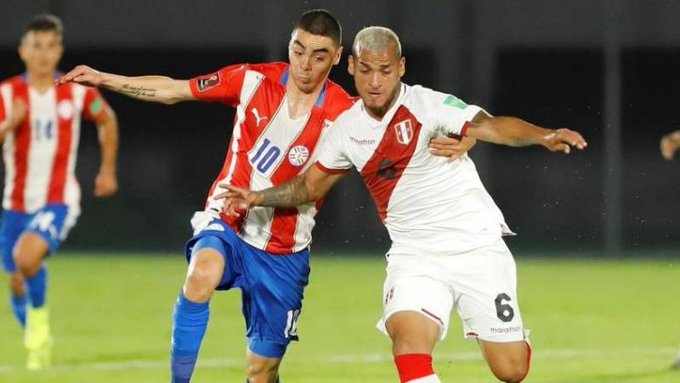 Paraguay y Perú empataron a dos en Asunción en el arranque de las Eliminatorias