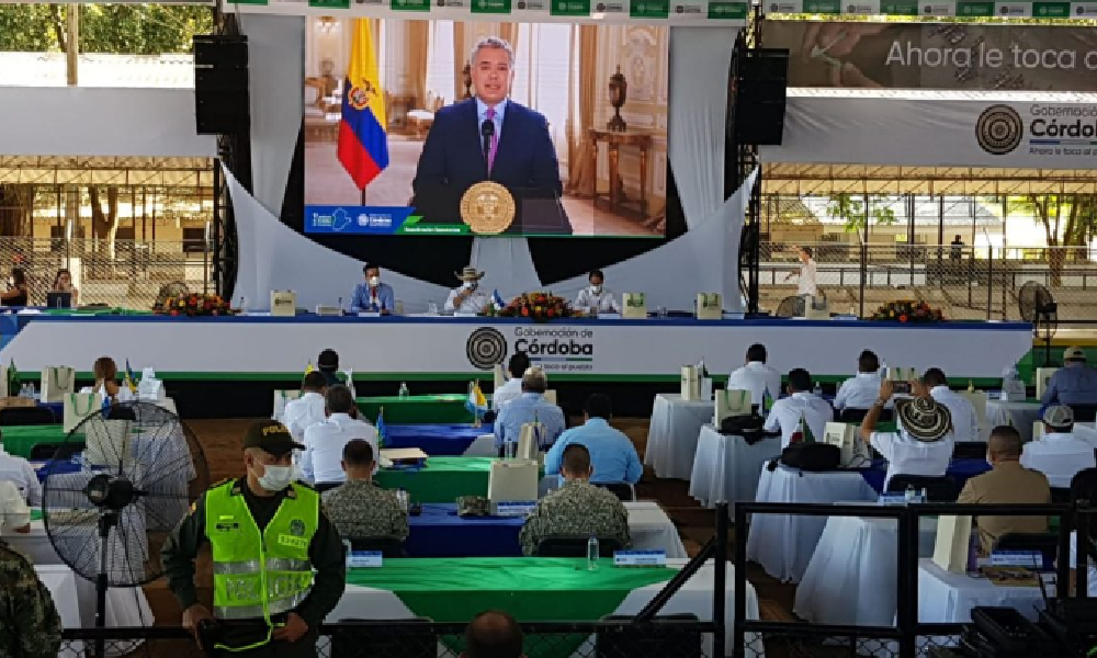 Duque instaló la primera cumbre de alcaldes en Córdoba y realizó importantes anuncios