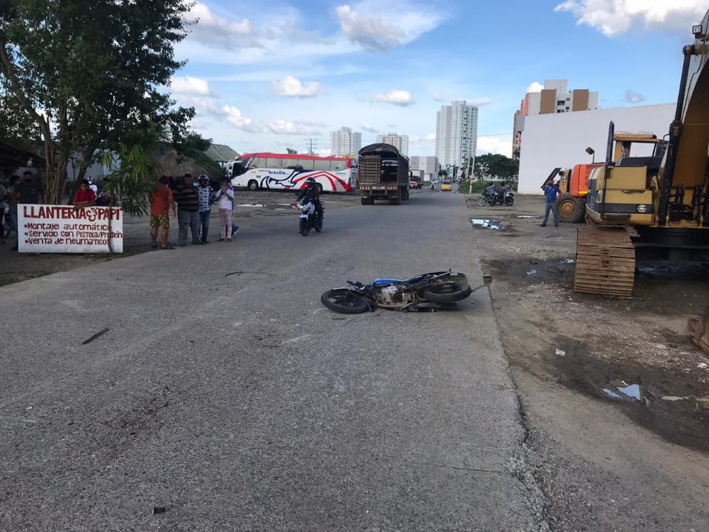 Identifican a motociclista que murió tras ser arrollado por un camión en Montería