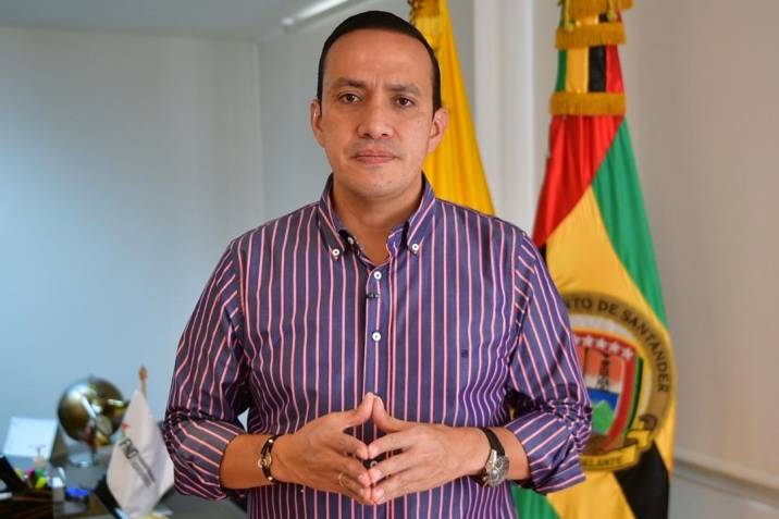 Gobernador de Santander, Mauricio Aguilar, venció el coronavirus