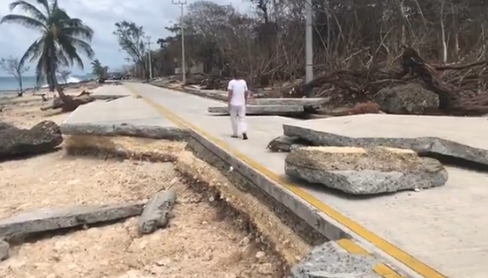 Huracán Iota dejó un muerto y otro desaparecido en Providencia