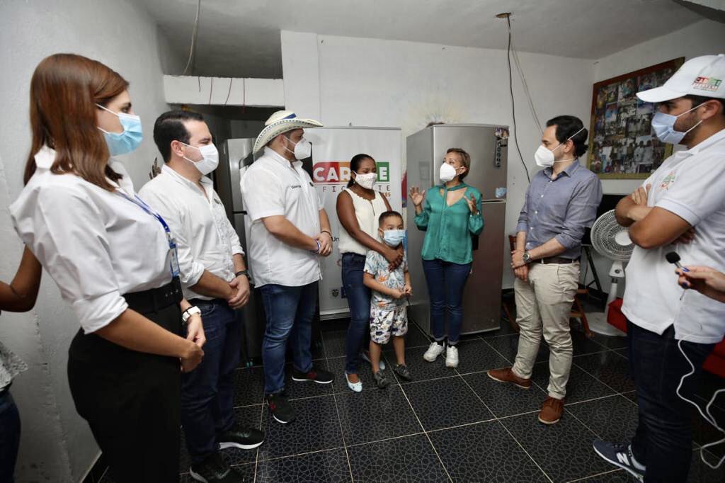 MinMinas visitó a familia en Montería que resultó beneficiada con el proyecto Caribe Eficiente