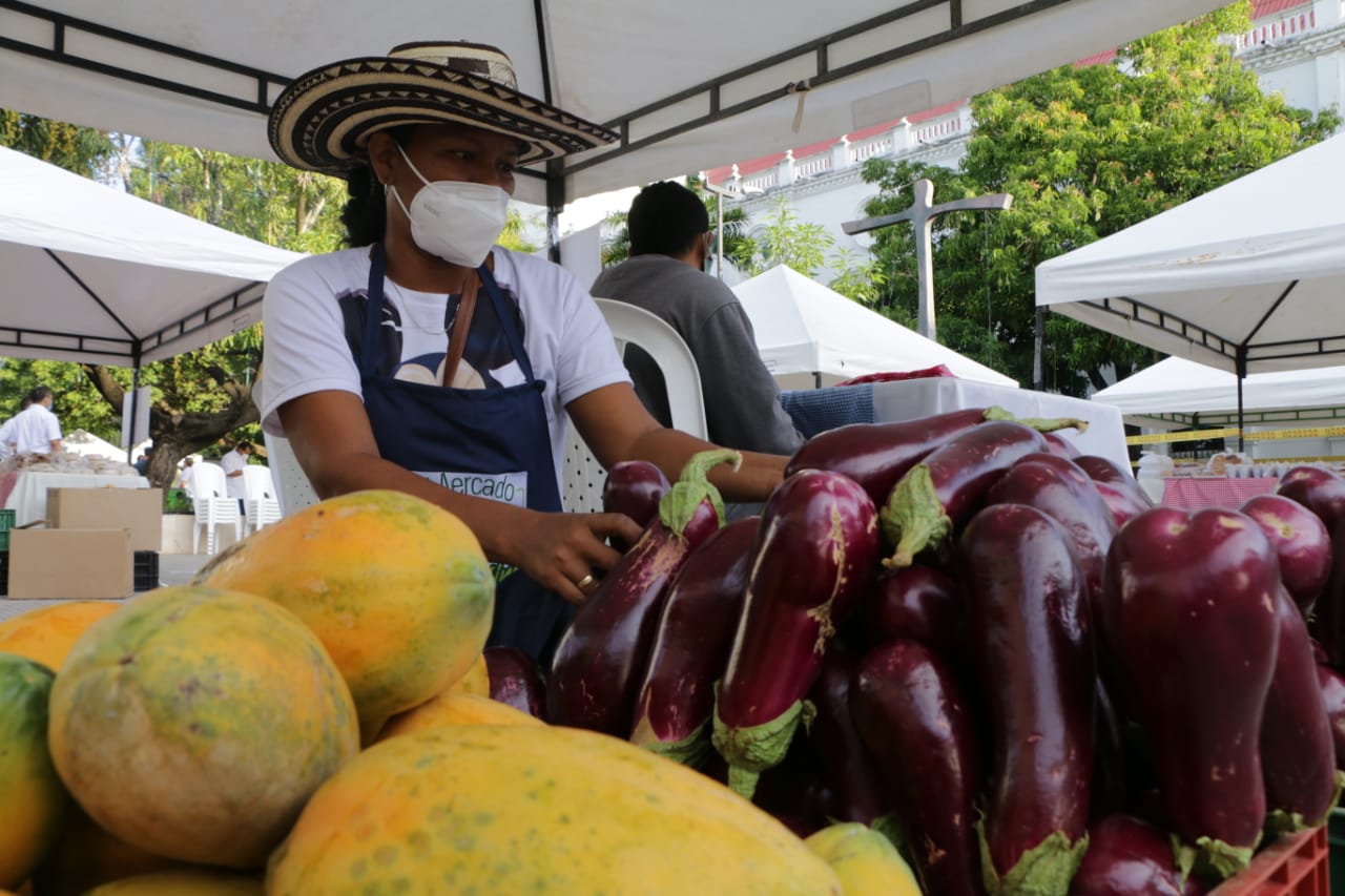 Todo un éxito el Mercado Campesino, las ventas superaron los 15 millones de pesos