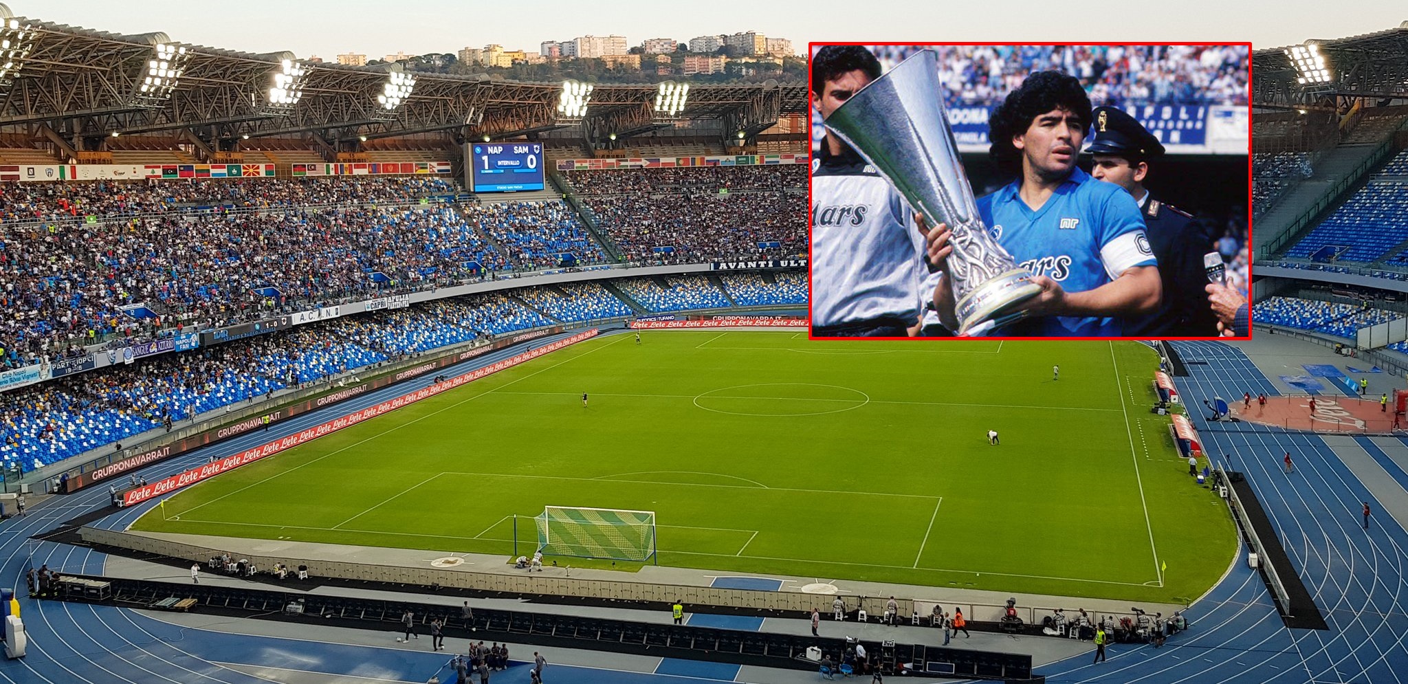 Homenaje al ‘Diez’, Estadio del Napoli se llamará Diego Armando Maradona