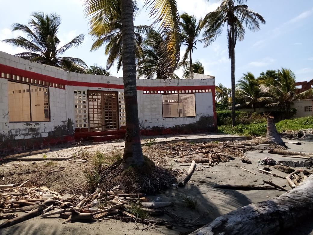 En Moñitos, la erosión llevó a que se desplazaran más de 400 familias