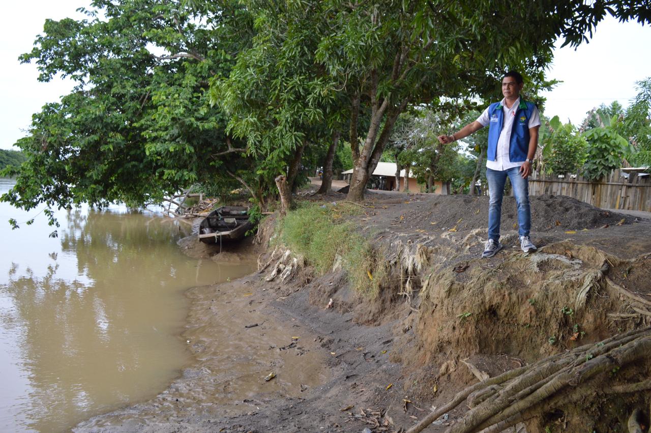 En San Pelayo, ejecutarán proyecto de estabilización del río Sinú tras designación de recursos de la UNGRD