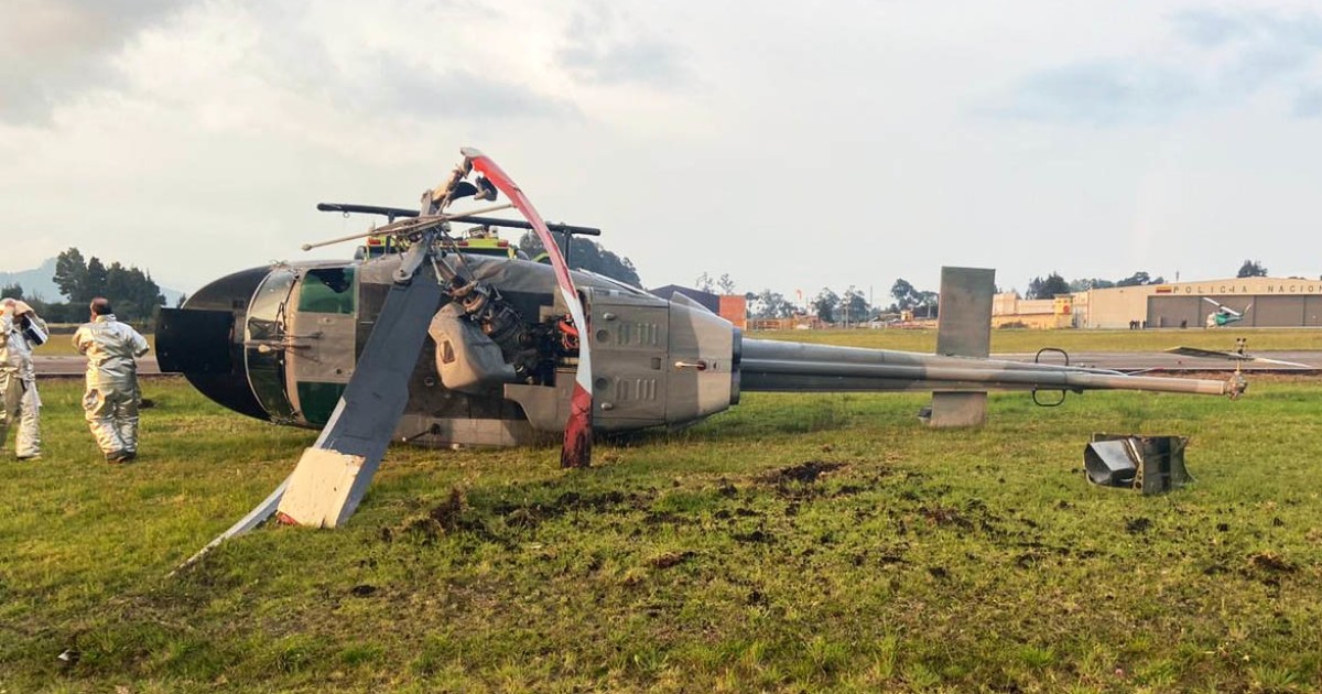 Accidente de helicóptero de la Armada dejó un herido